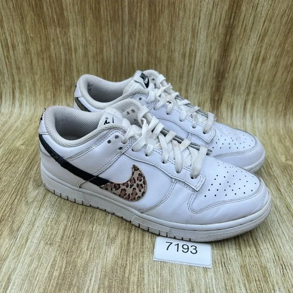 Nike Dunk Low SE Primal Women's Size 7 Sneakers Shoes White Casual DD7099-100‎ - Picture 10 of 10